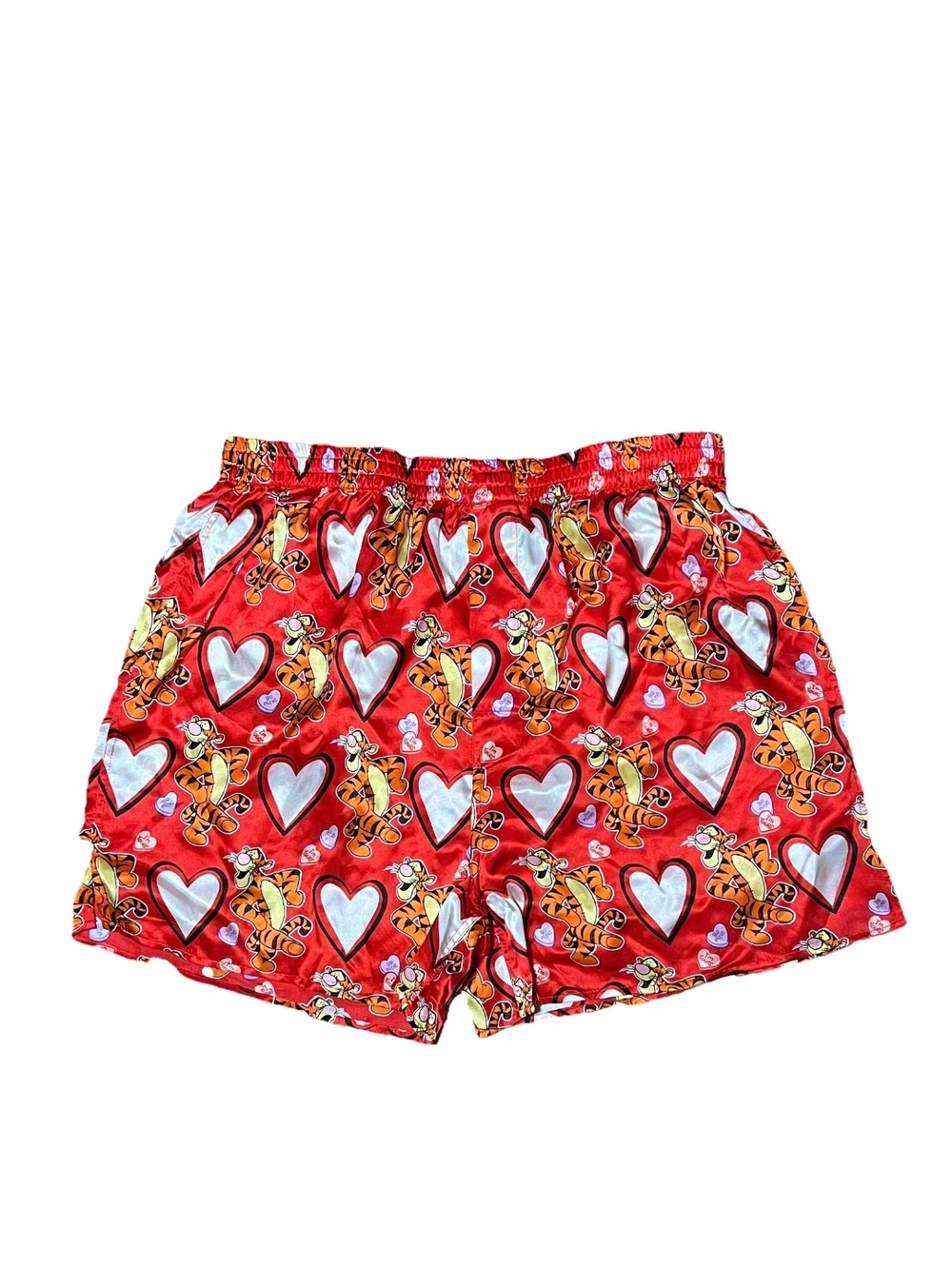Winnie Pok Tigger VTG Silk Boxer Shorts NEW W/ tags